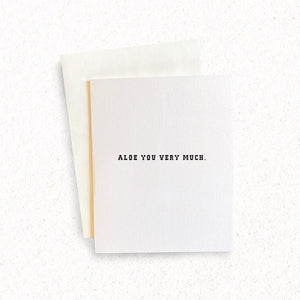 PHX GEN Greeting Cards - Aloe You Very Much | Phoenix General