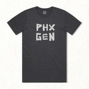 PHX GEN Duct Tape Tee - Faded Black | Phoenix General