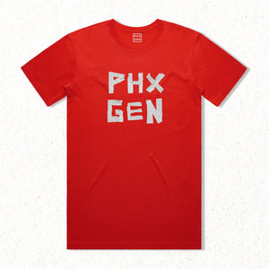 PHX GEN Duct Tape Tee - Red | Phoenix General