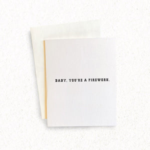 PHX GEN Greeting Cards - Baby, You’re a Firework | Phoenix General