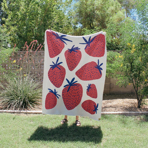Gab Art Design Blankets - Strawberry | Phoenix General