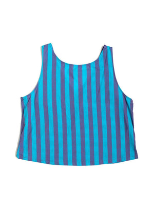 Punkwasp Artisan Stripe Reversible Tank - Blueberry | Phoenix General