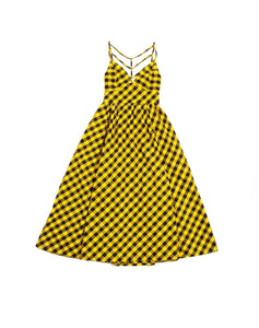 Punkwasp Scaffold Dress - Yellow Gingham | Phoenix General