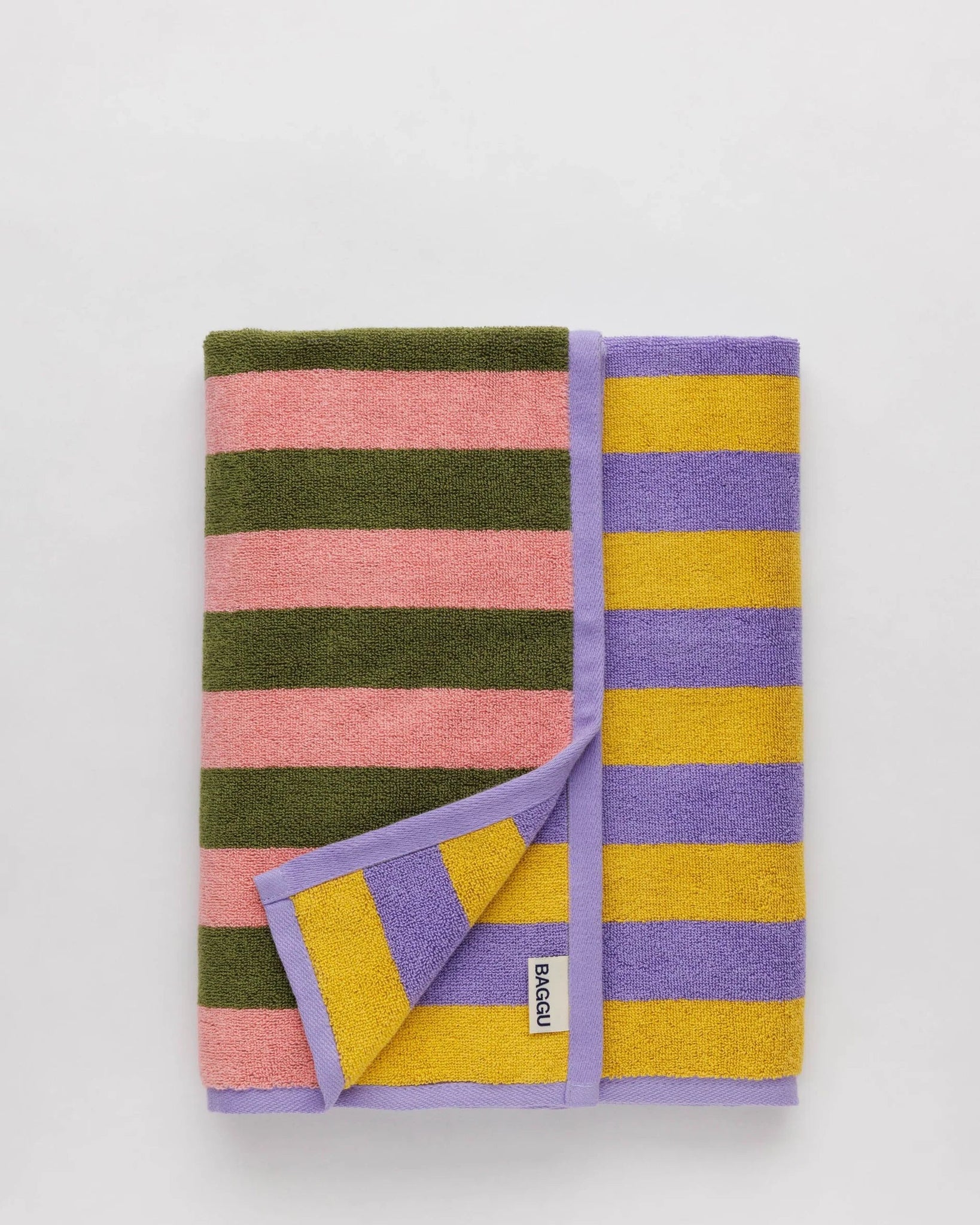 Baggu Bath Towel - Sunset Quilt Stripe | Phoenix General