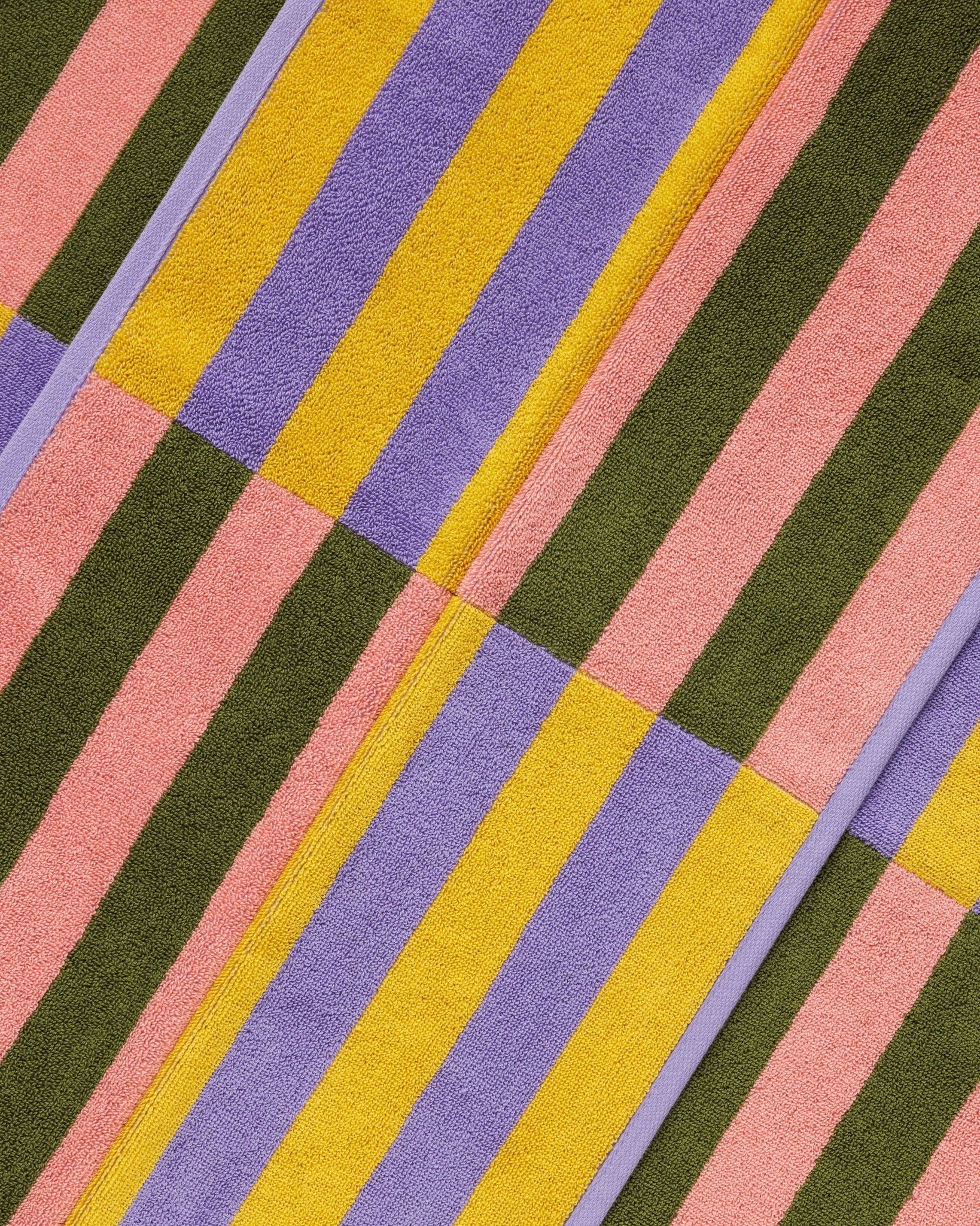 Baggu Hand Towel Set of 2 - Sunset Quilt Stripe | Phoenix General