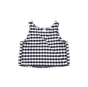 Punkwasp Gingham Reversible Tank - Black | Phoenix General