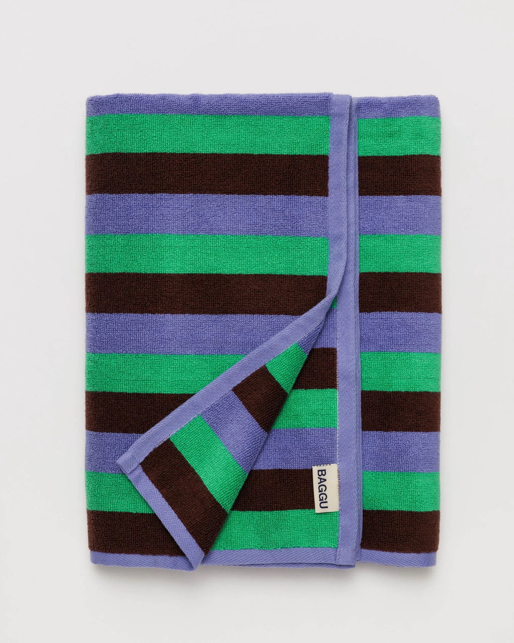 Baggu Bath Towel - Mint 90s Stripe | Phoenix General