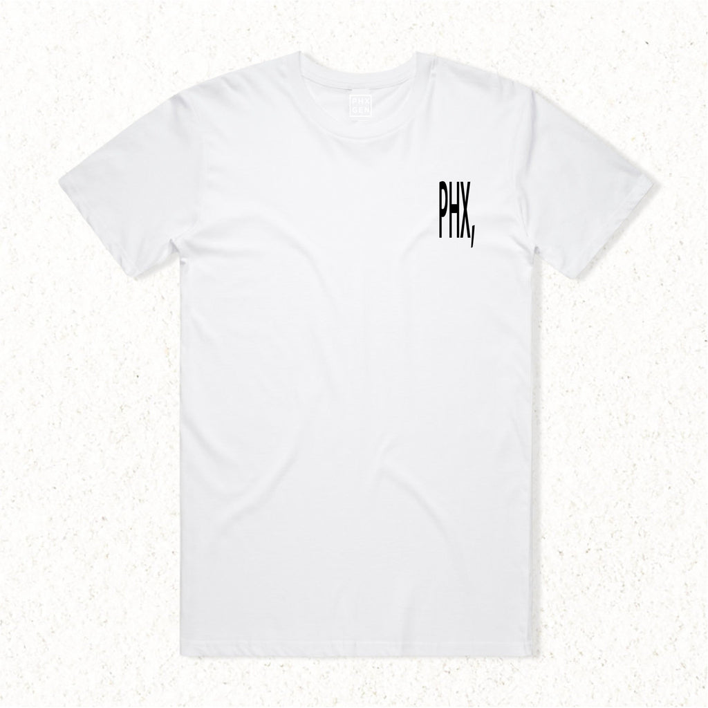 PHX GEN PHX,Tee - White | Phoenix General