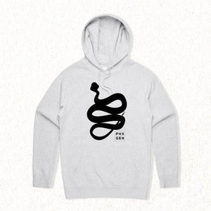 PHX GEN Rattlesnake Hoodie - Light Grey | Phoenix General