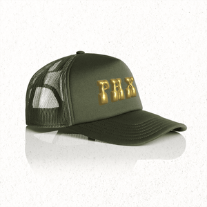 PHX GEN Trucker Hat - PHX Bubble - Army | Phoenix General