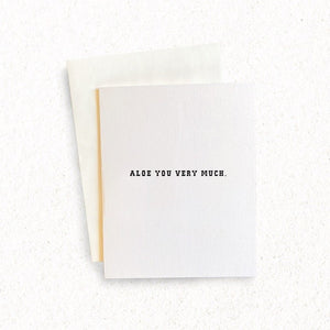 PHX GEN Greeting Cards - Aloe You Very Much | Phoenix General