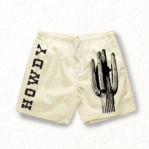 PHX GEN Desert Shorts - Howdy - White | Phoenix General
