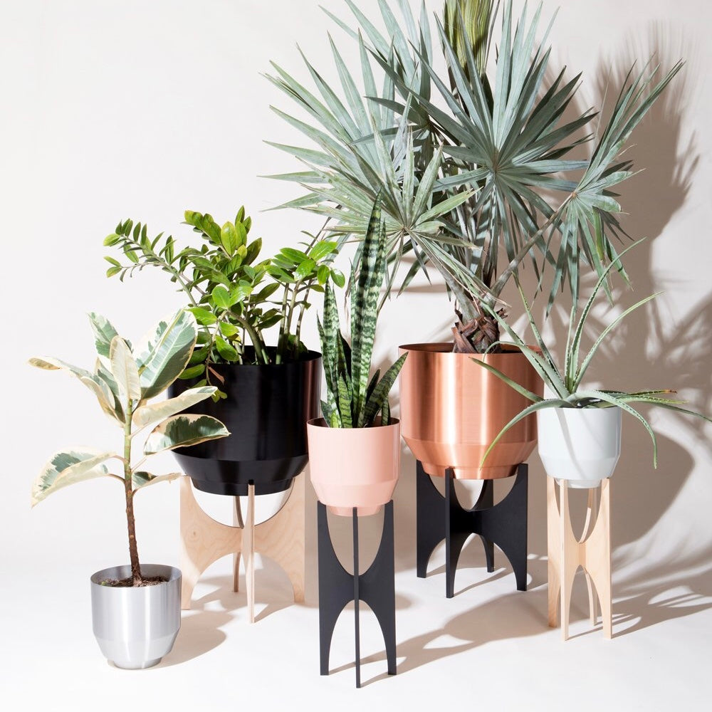 Yield | Yield 8” Spun Planter - Pale Gray | Garden - Planters | Phoenix General Store